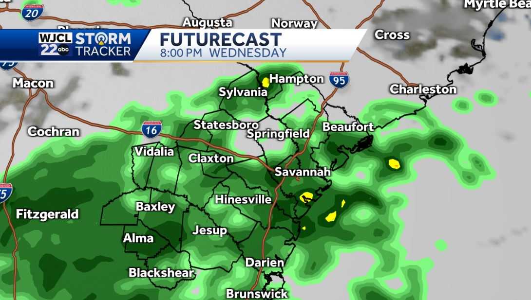 Umbrella needed today with on and off light rain - WJCL