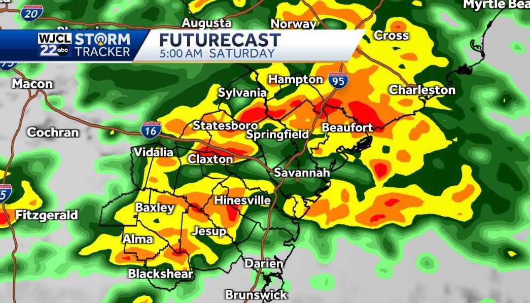 Impact Day on Saturday with rain and severe storms possible - WJCL
