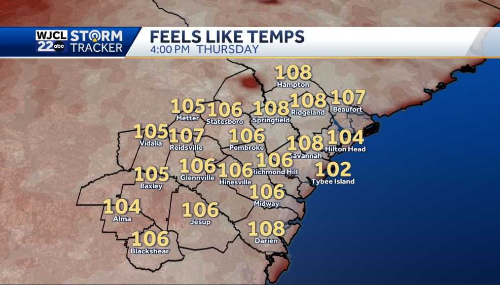 Impact Day: Heat Advisory for Coastal Georgia and Lowcountry - WJCL