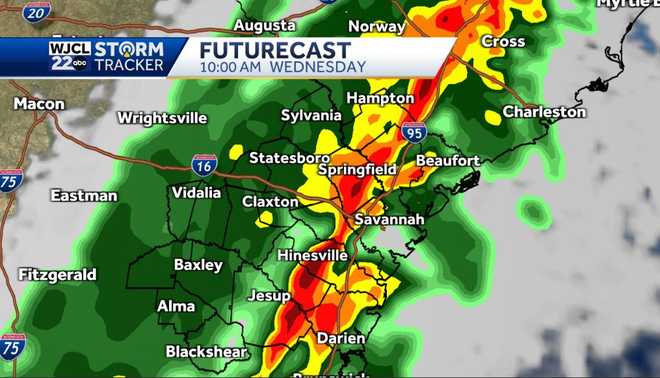 Warm today and mainly dry, but rain and gusty winds by tomorrow