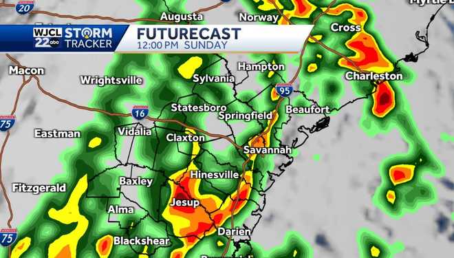 Impact Day Sunday: Rain and storms likely tomorrow with severe storms ...