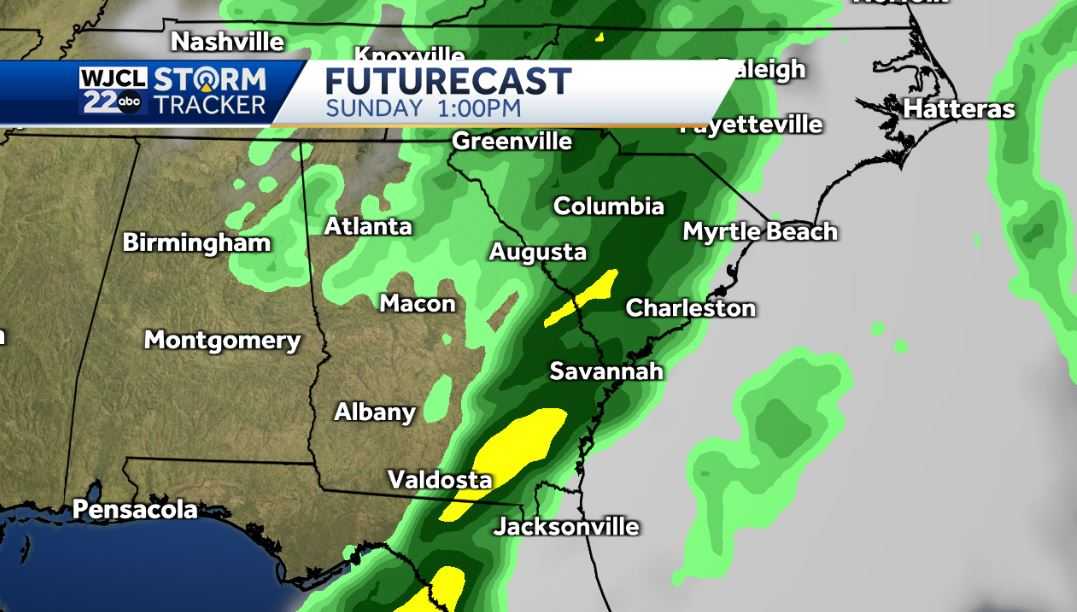 Dry & warm the next few days but severe storms possible by Sunday - WJCL
