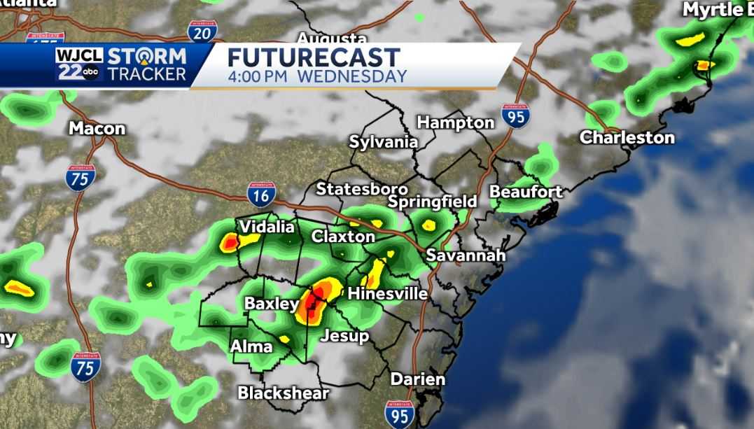 Much needed rain in the forecast for Coastal Georgia & Lowcountry - WJCL