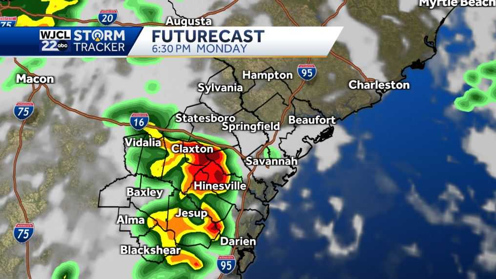 Savannah: Rain likely with downpours possible - WJCL