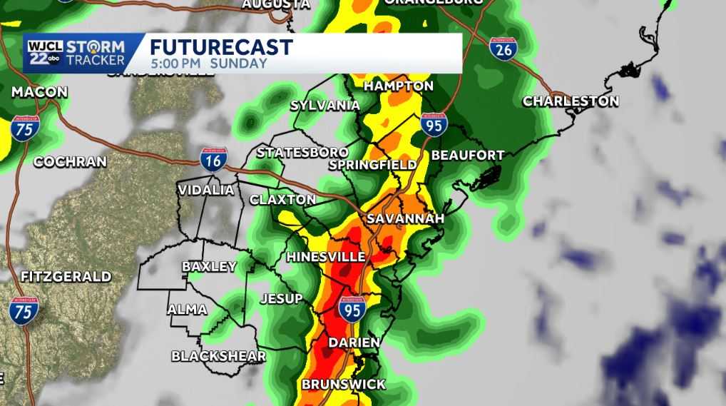 Wet weather for the Savannah area today - WJCL