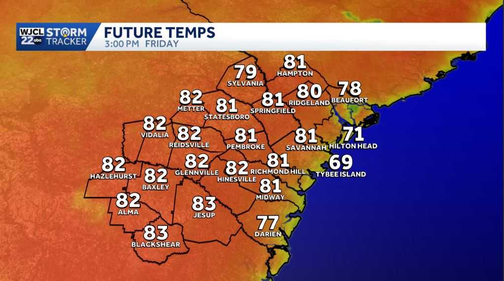 Savannah: Spring-like weather through the weekend - WJCL