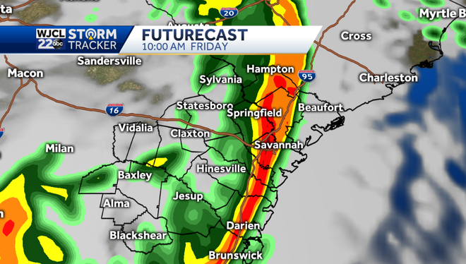 Dry weather today but rain likely on Friday