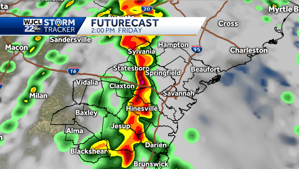 Nice today but severe storms possible on Friday - WJCL