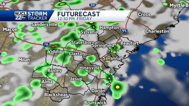Another dry and warm day but showers by tomorrow
