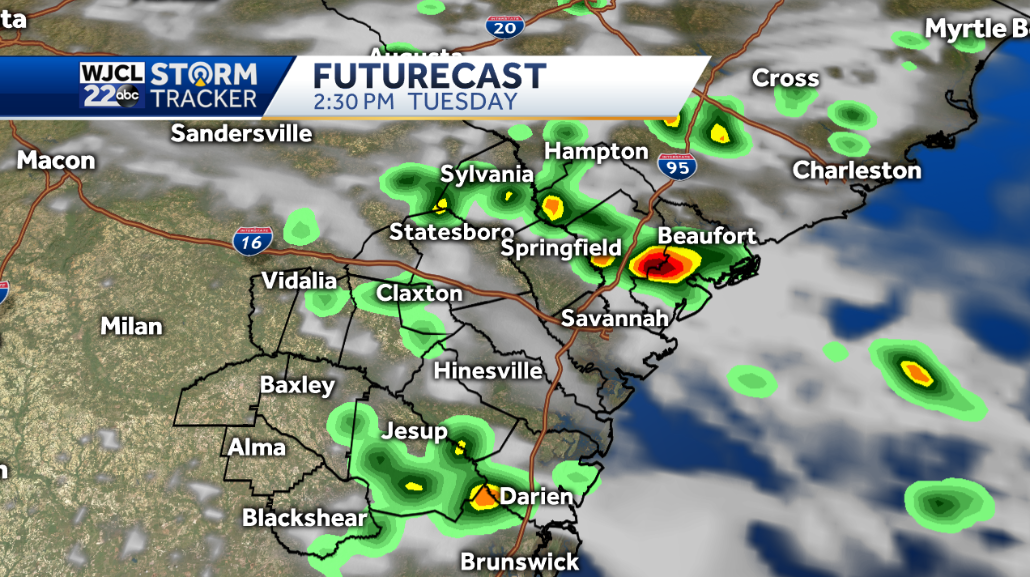 Another hot one today. Much needed rain in the forecast - WJCL