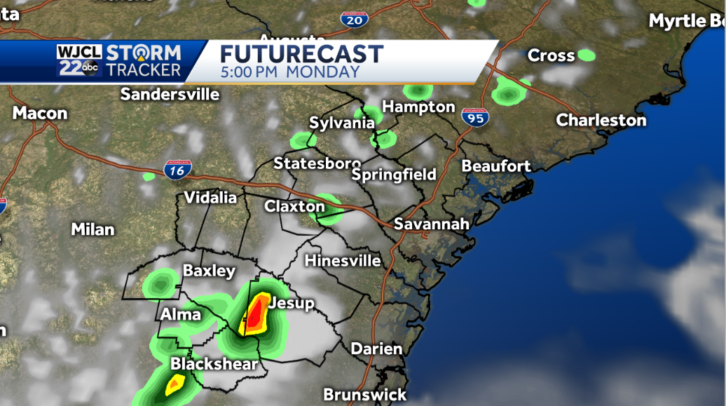 A warm day with afternoon thunderstorms possible - WJCL