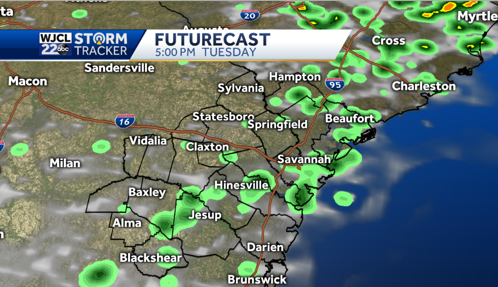 Warm today with thunderstorm possible after 2 pm - WJCL