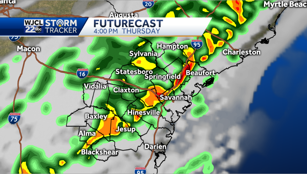 Record high likely today with rain and storms this afternoon - WJCL