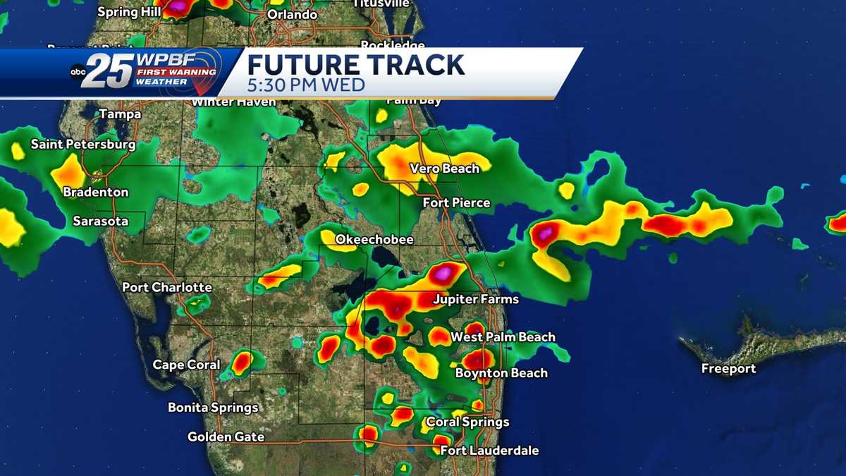 Risk for isolated severe storms across South Florida