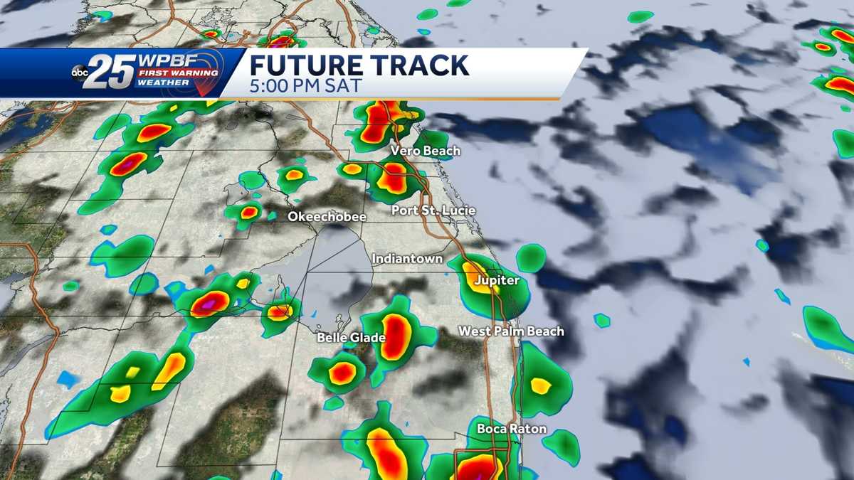 Showers, strong storms return to South Florida return this weekend
