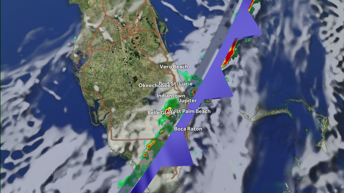 Warm start for South Florida but a cold front is on the move