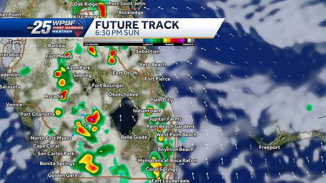 Heat advisory with isolated showers and storms for South Florida