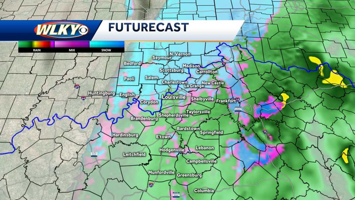 TIMELINE: Wintry mix, bitter cold headed our way - WLKY