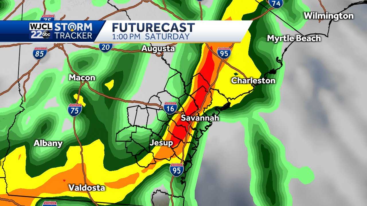 Strong to severe storms possible Saturday - WJCL