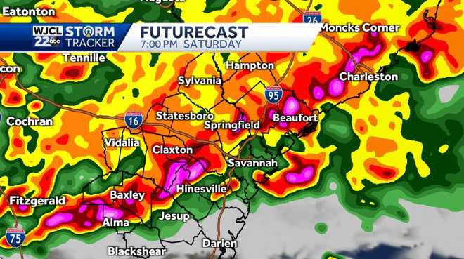 SEVERE IMPACT WEATHER threat returns to our area to start the weekend