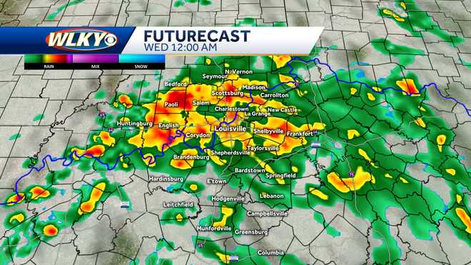 Louisville area to see warmer pattern take over, storm chances return