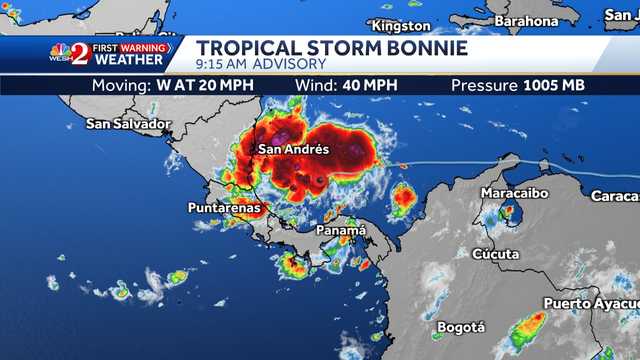 Tropical Storm Bonnie expected to form Friday - Vimarsana News