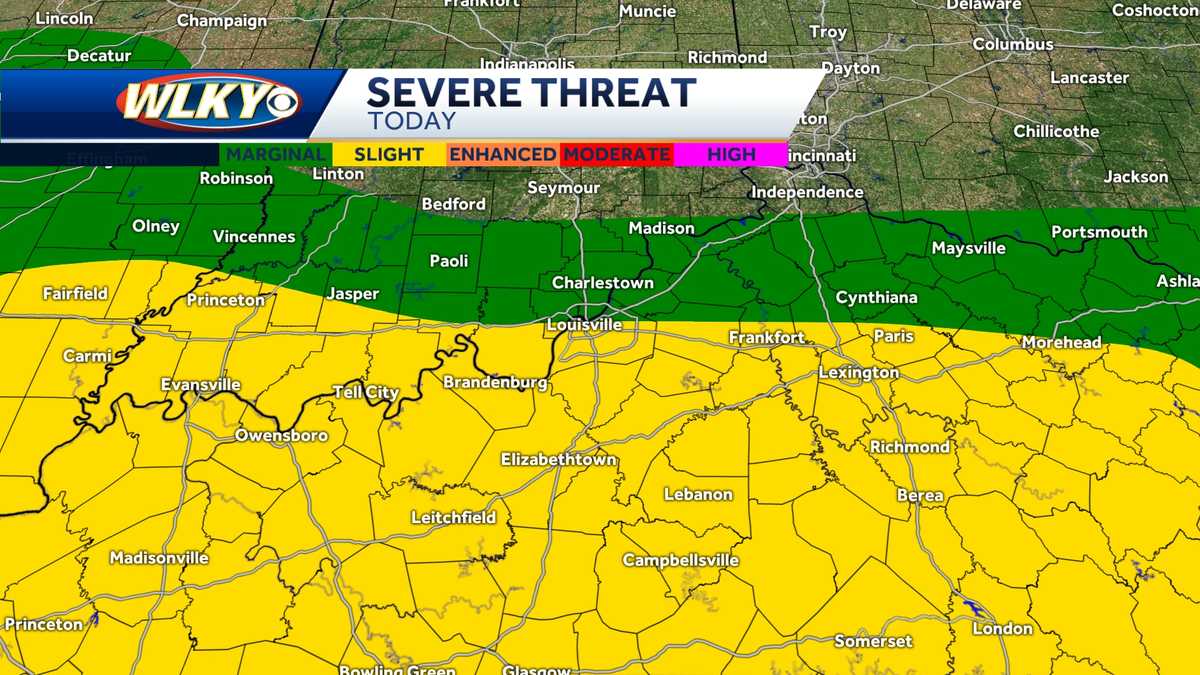 TIMELINE: Strong to severe thunderstorms expected Friday