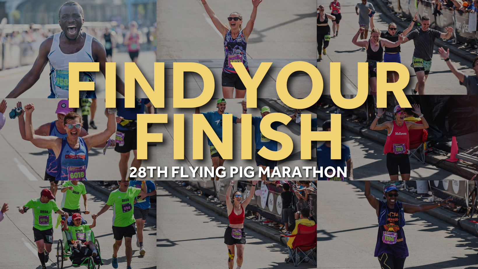 Find Your Finish: 28th Flying Pig Marathon finish line camera