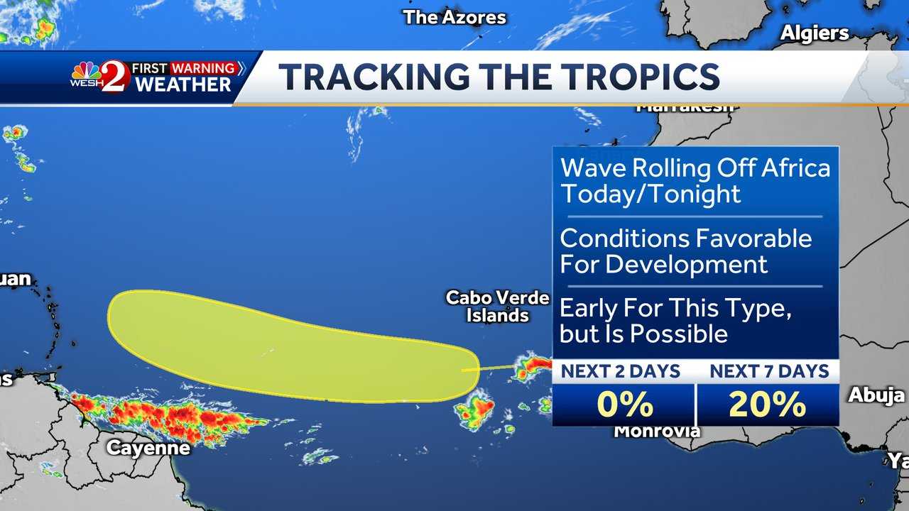 Track the tropics: NHC identifies area of potential development - Vimarsana News