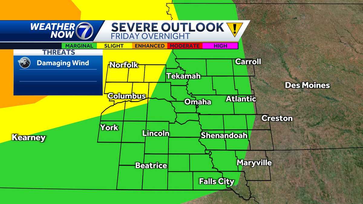 Omaha forecast: Strong storms possible early Saturday morning