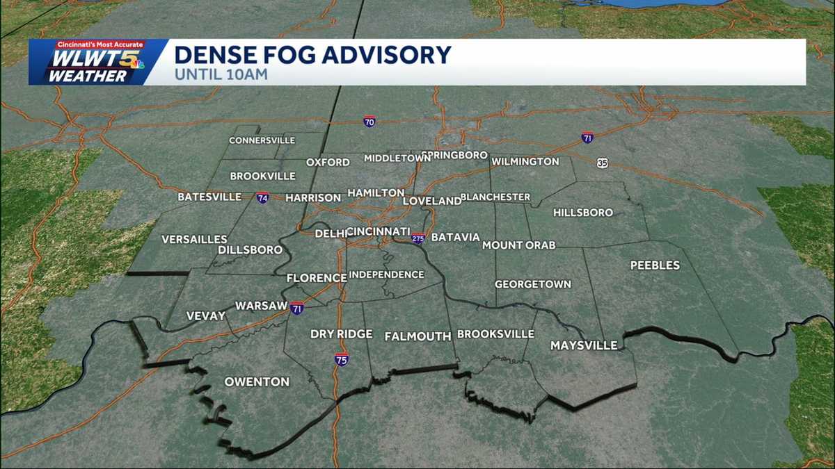 Dense Fog Advisory: Visibility low for some areas through morning rush ...