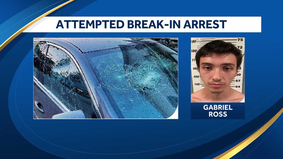 Man facing multiple charges, accused of trying to break into a home