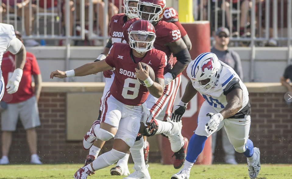 Dillon Gabriel’s 4 TD Passes Lead Oklahoma To A Win Over SMU