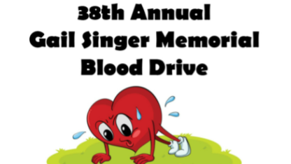 38th gail singer memorial blood drive