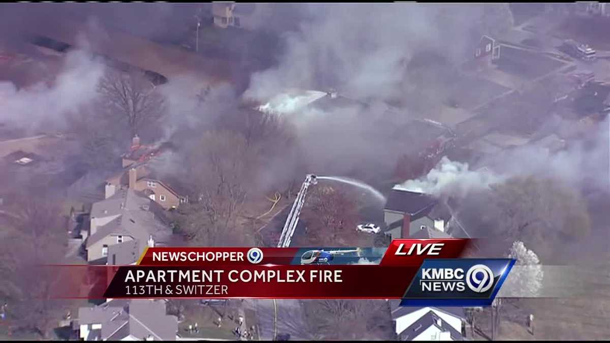 GALLERY Apartment complex, homes burn in Overland Park