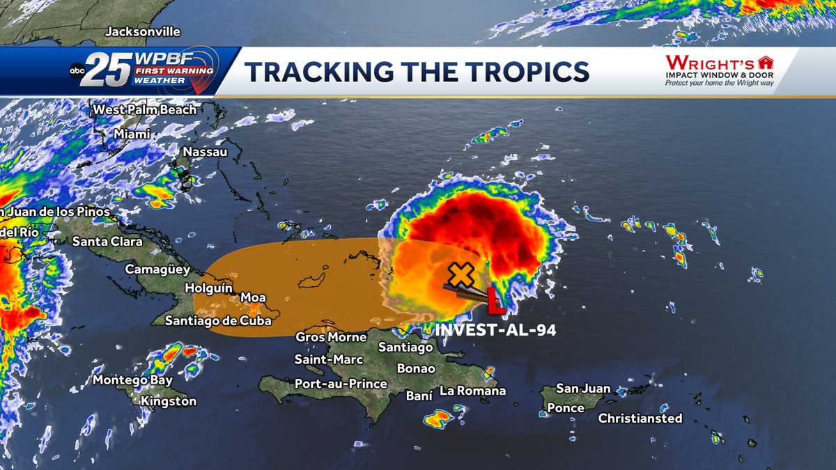 Tracking Invest 94L Computer models and maps
