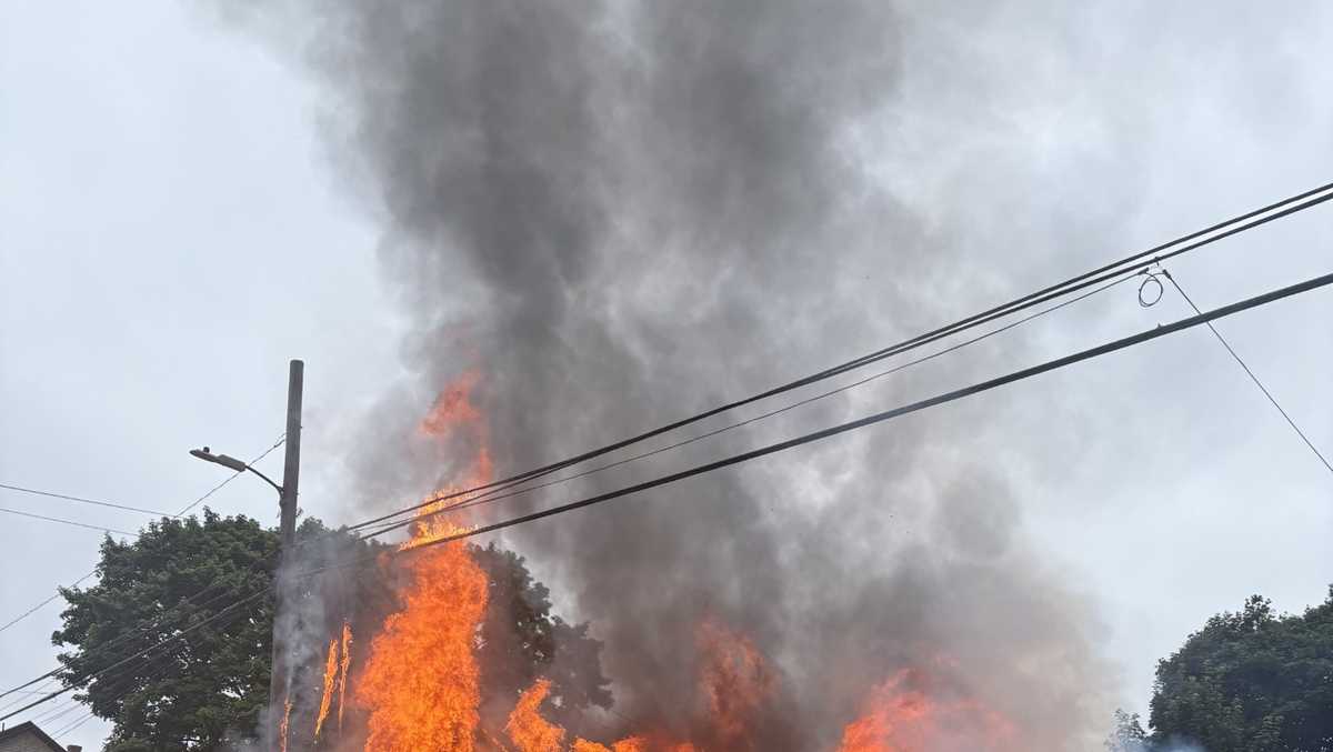 Fire destroys detached garage in Millersburg, Dauphin County