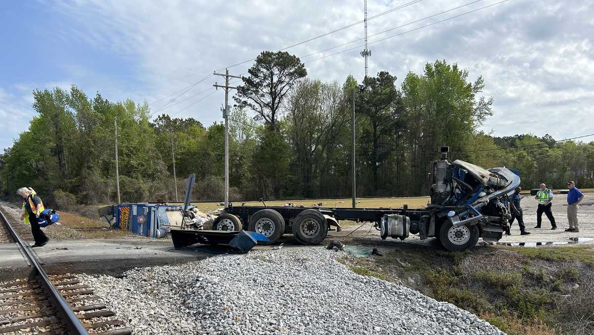 Train carrying more than 100 passengers slams into garbage truck in South Carolina, officials say