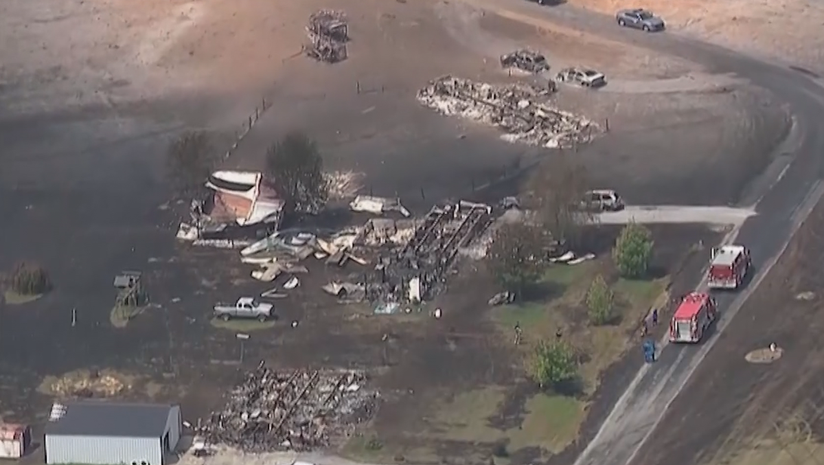 Deputy rescues two as fire rages from massive gas line explosion