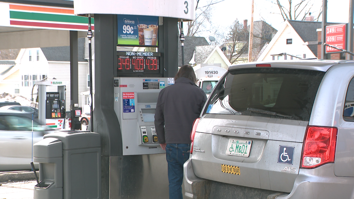 Gas prices continue to rise in New Hampshire amid Iran conflict