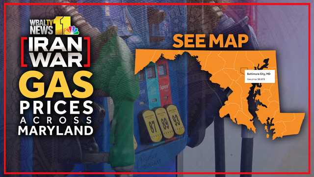 Maryland gas prices: Map shows gas prices by county
