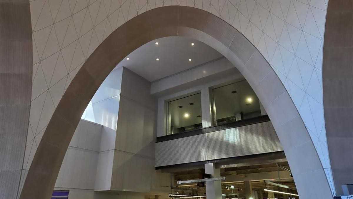 Commuter Rail fare gates being installed at South Station in Boston