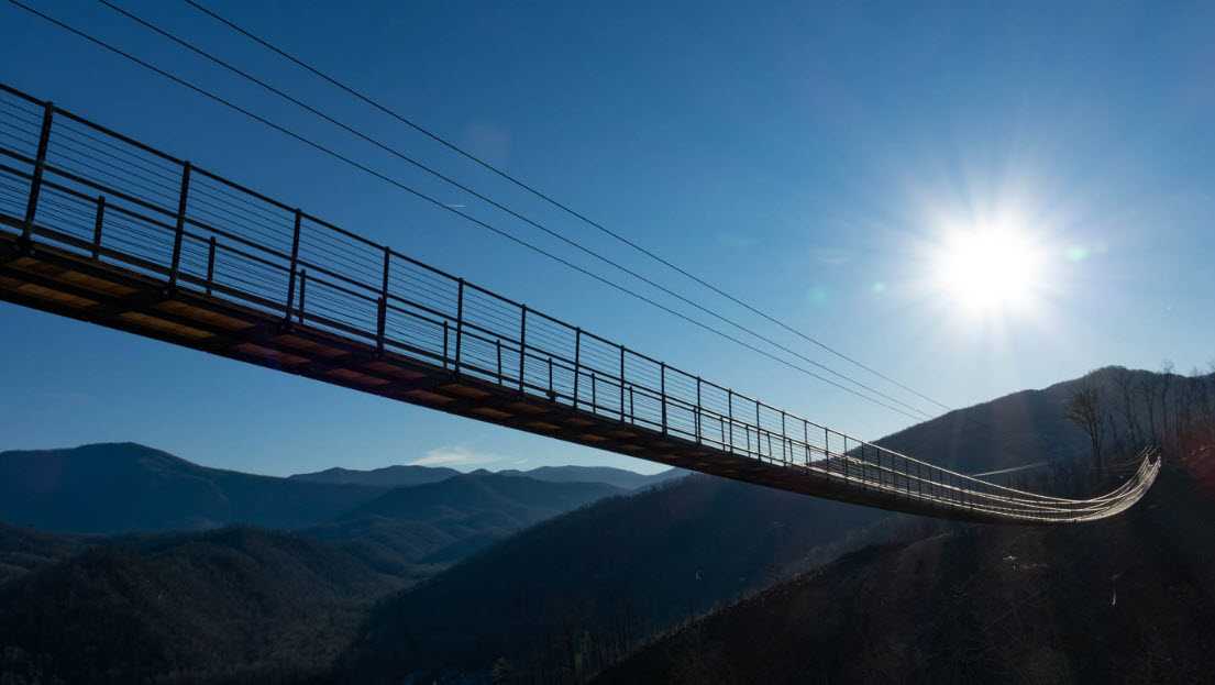 North America's longest pedestrian suspension bridge opening in Gatlinburg