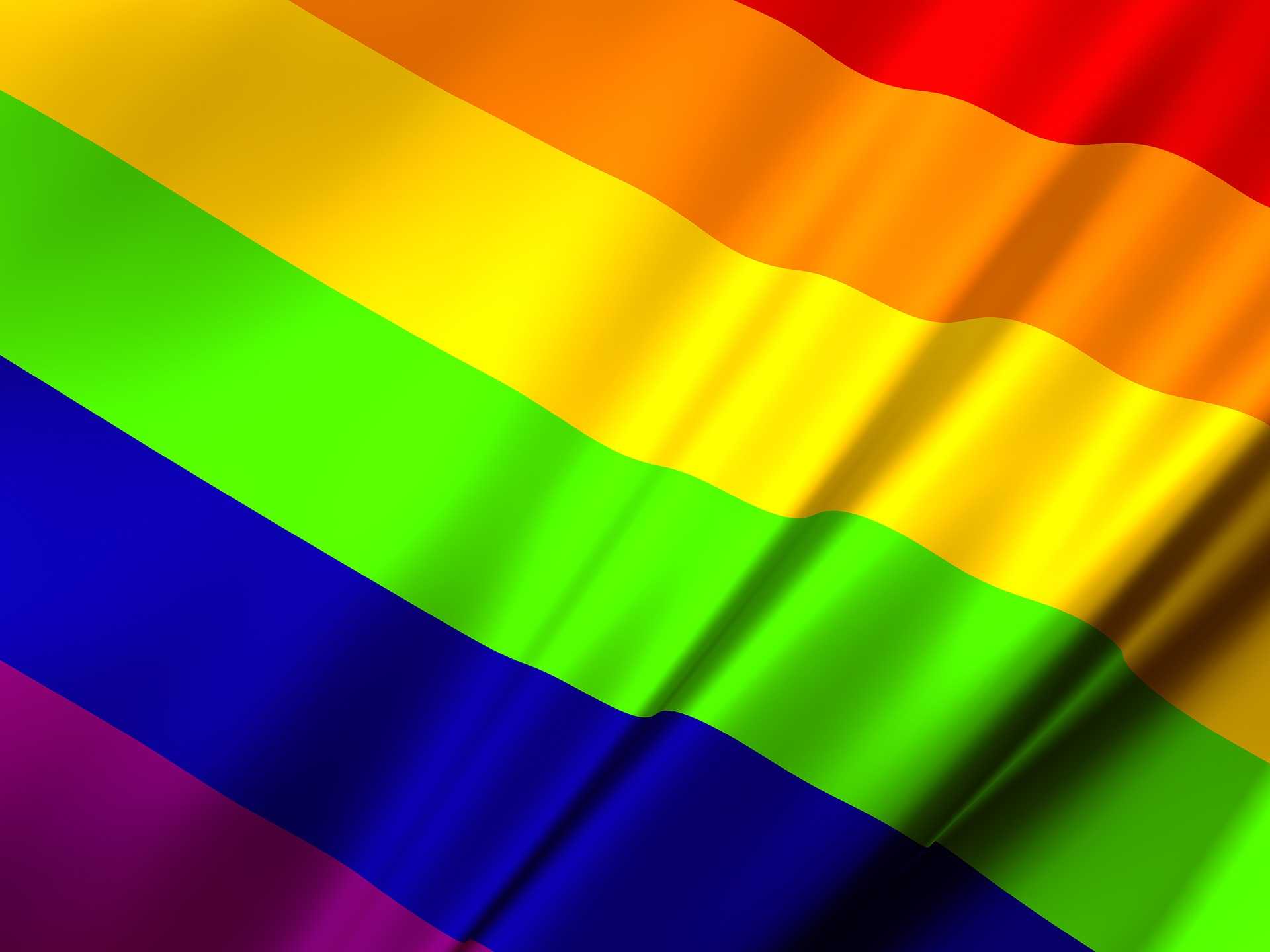 gay pride rainbow flag photos