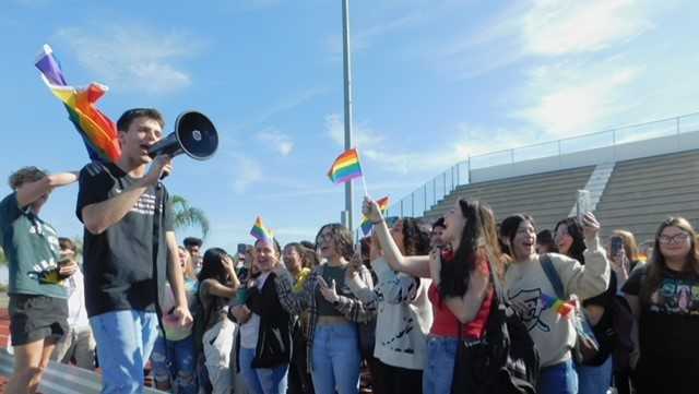 Sad Guy With Microphone Travels From Pride Event to Pride Event…