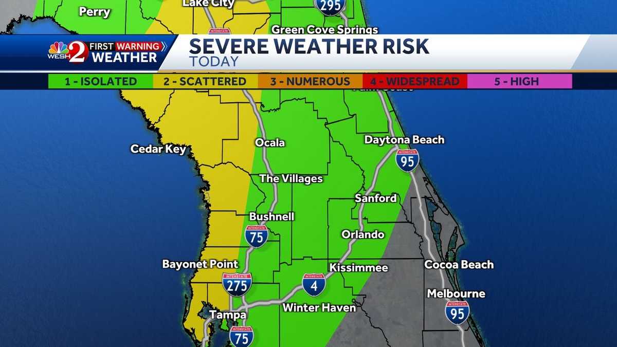 Florida cold front could bring severe storms