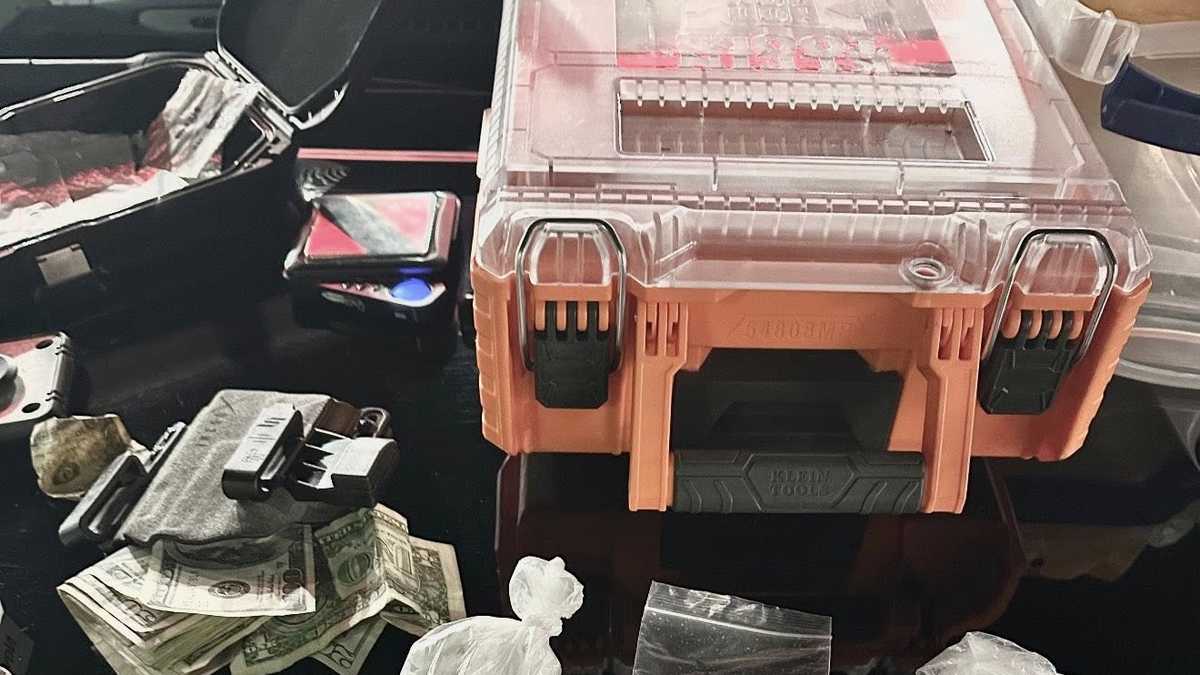 'Dangerous' amont of drugs, stolen gun found during traffic stop