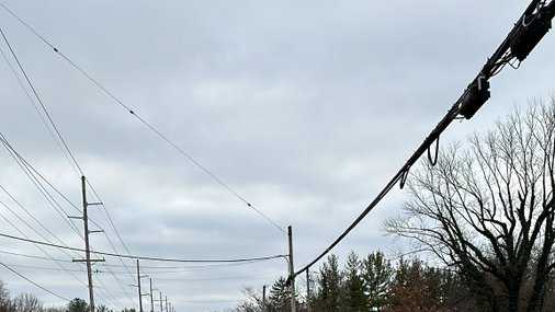 Water main break causes lane closure in Hamilton Township