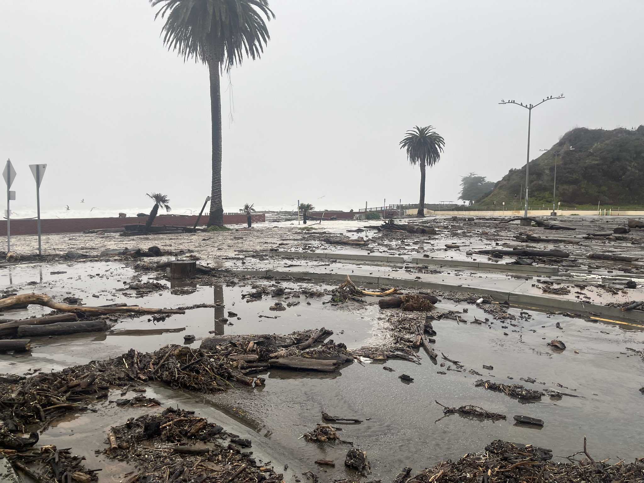 VIDEOS Huge waves flooding and rip currents caused by storms in