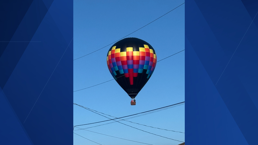 Hot air balloon spotted floating over Cape Coral in rare sighting Thursday morning.